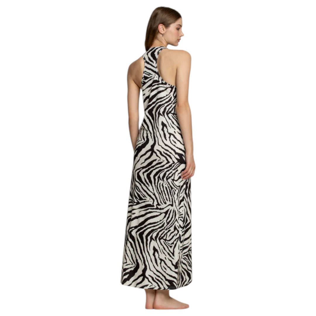 ROBE LONGUE ZEBRA NIGHT