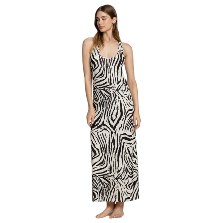 ROBE LONGUE ZEBRA NIGHT