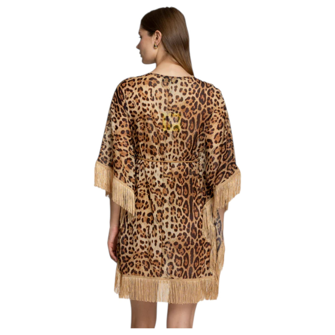 CAFTAN À FRANGES OR LEO SOUL