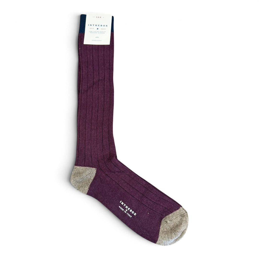 Calze Cachemire Basic Prugna