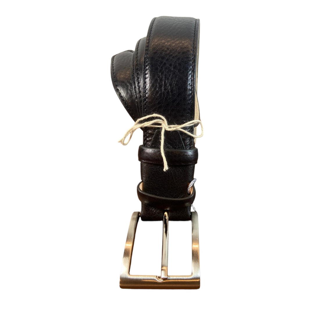 CEINTURE EN CUIR VÉRITABLE NOIR