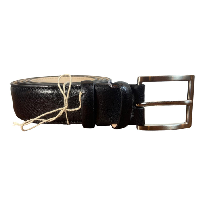 CEINTURE EN CUIR VÉRITABLE NOIR
