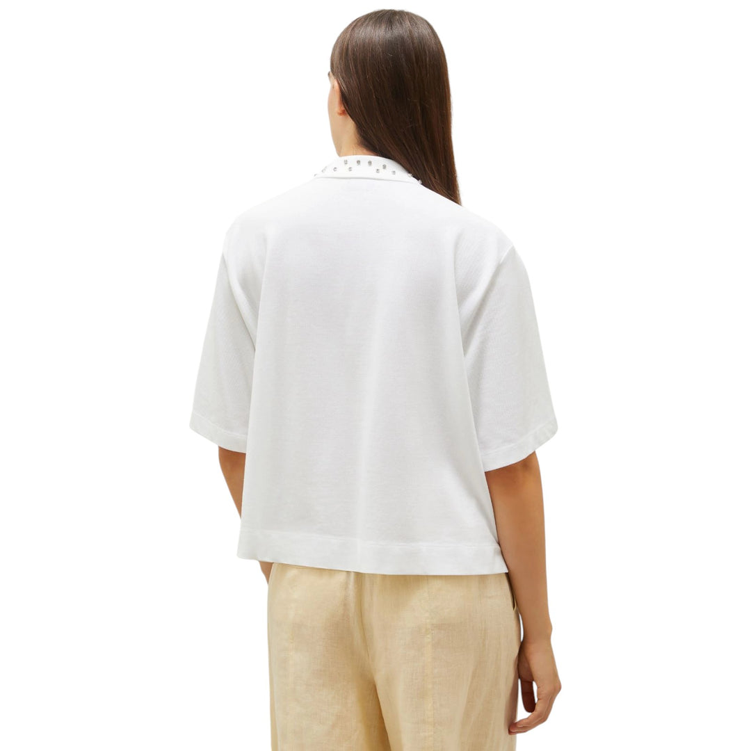 Polo GONZAGA BLANC OPTIQUE