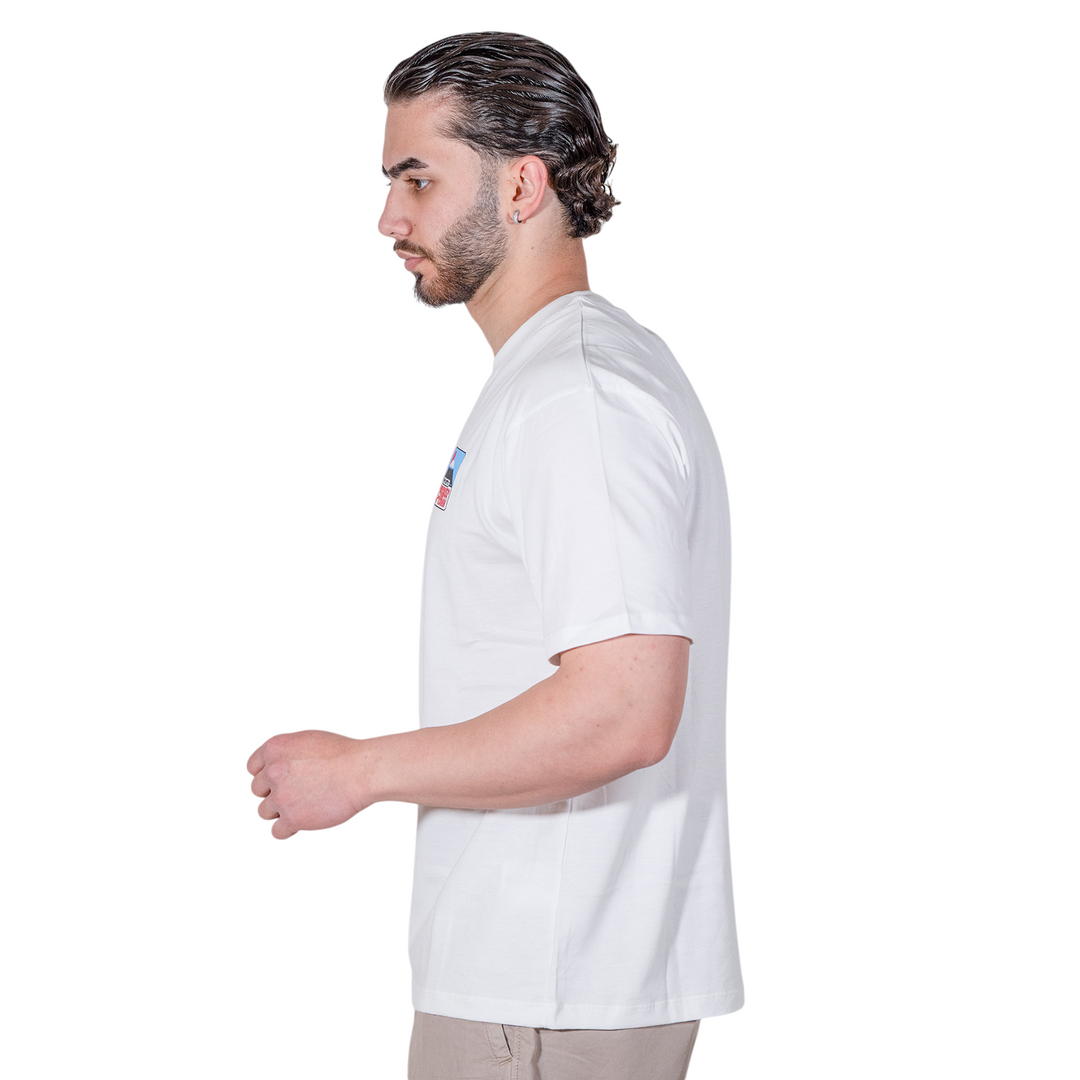 SUNSET ON FUJI SAN T-SHIRT BLANC