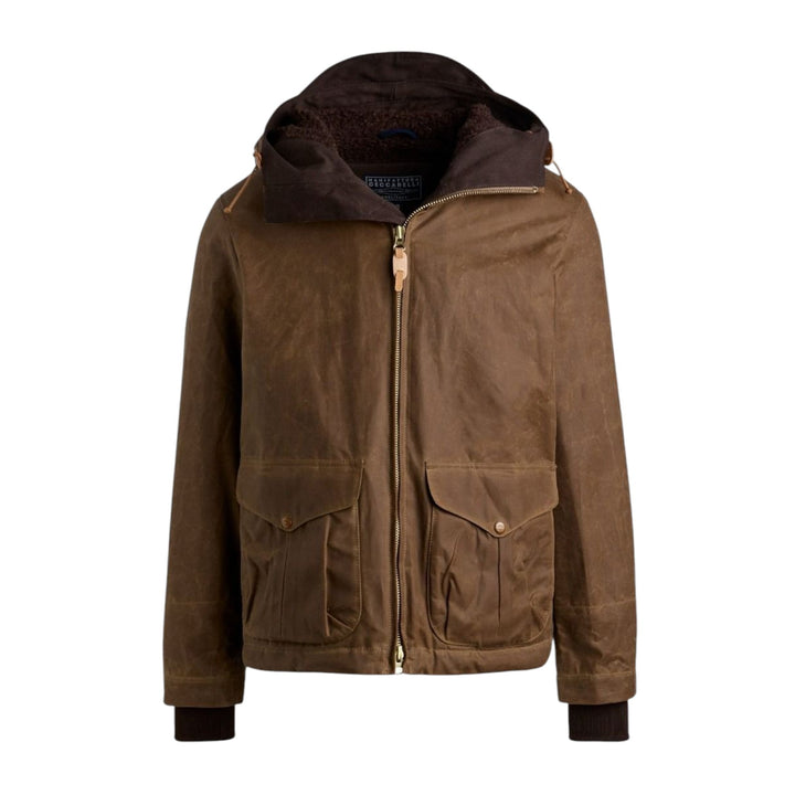 fabrication ceccarelli blazer manteau marron veste 7066 wx darktan