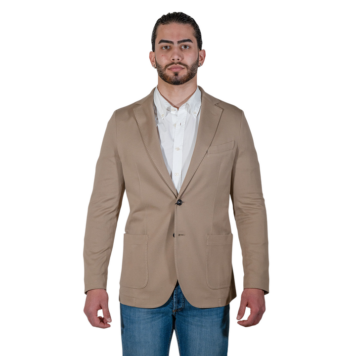 VESTE PIQUÉ Beige