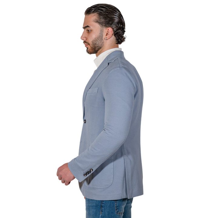 VESTE OXFORD Bleue