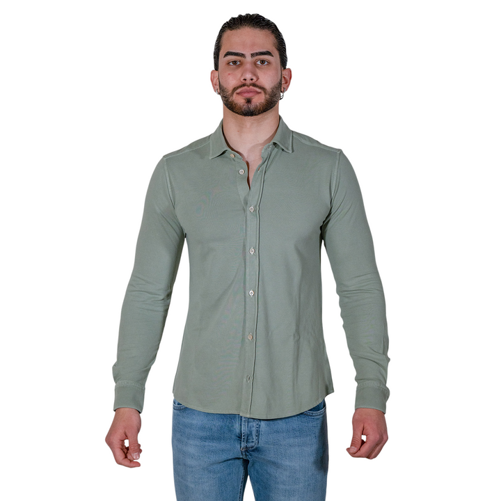 CHEMISE PIQUÉ Vert