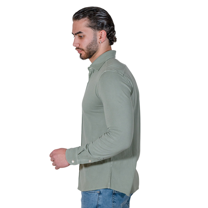 CHEMISE PIQUÉ Vert