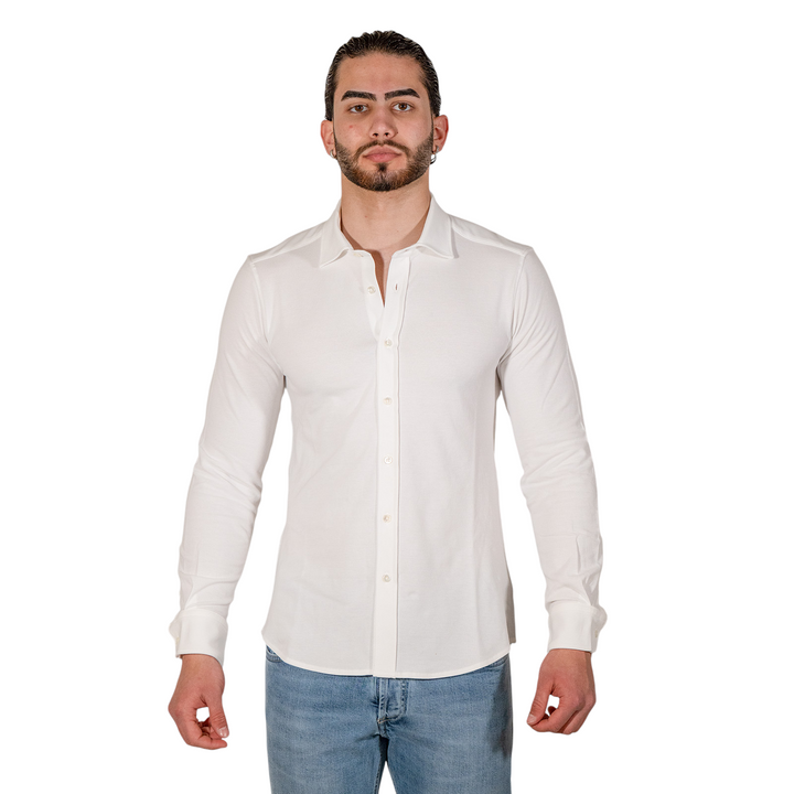 CHEMISE PIQUÉ Blanc