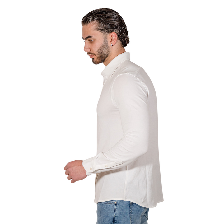 CHEMISE PIQUÉ Blanc