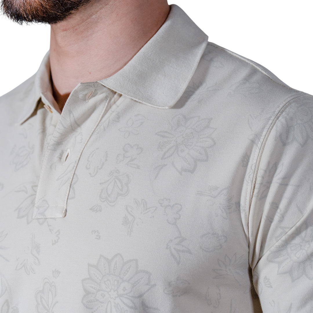 POLO PIQUET FIORE Beige