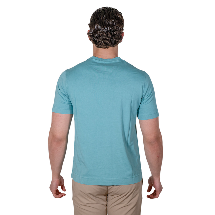 T-SHIRT EN JERSEY BLEU CIEL