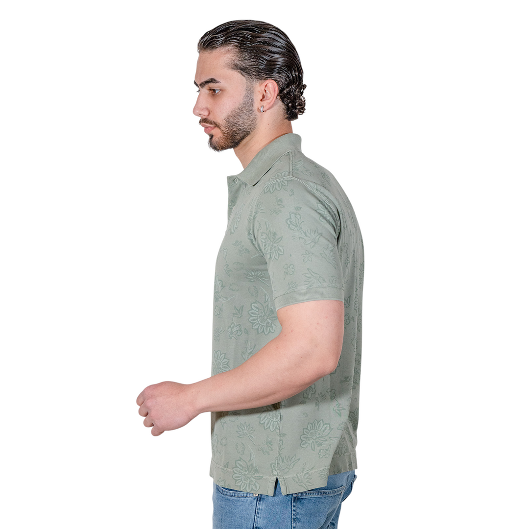 POLO PIQUET FIORE Vert