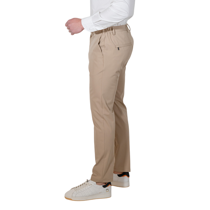 PANTALON EN TISSU TECHNIQUE STRETCH Beige
