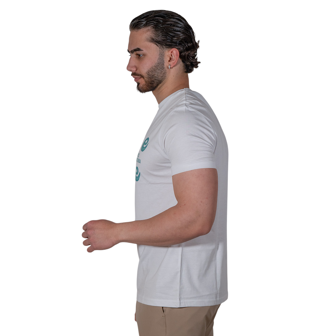 T-SHIRT IMPRIMÉ CACIO&PEPE BLEU