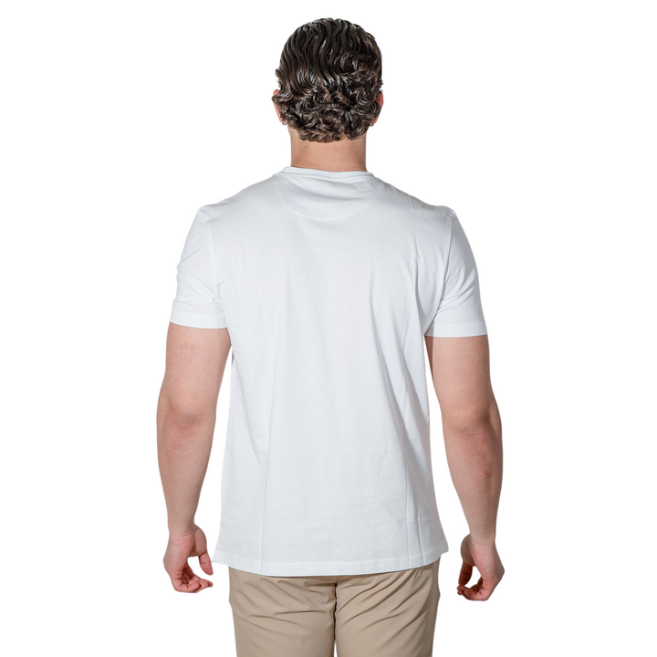 T-SHIRT IMPRIMÉ CHAMPAGNE BLANC