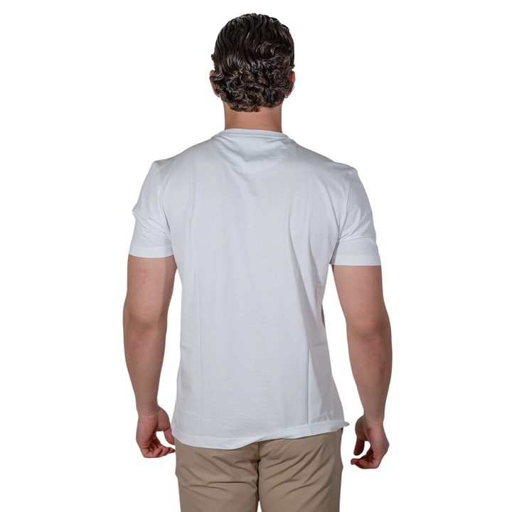 T-SHIRT POCHE MAIOLICA BLANC