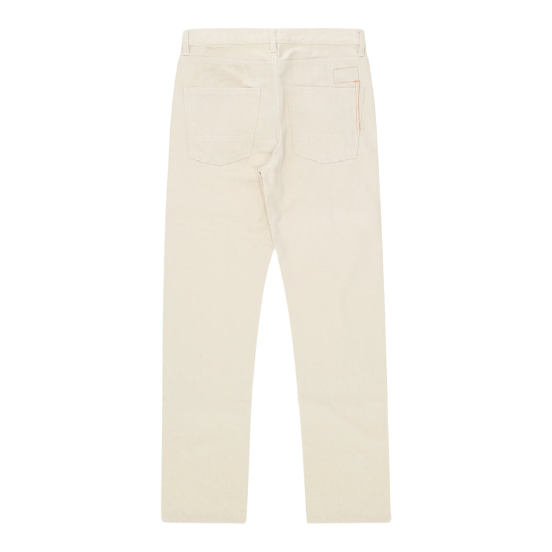 965 John Denim Japonais Selvedge 5 Poches Regular Fit Écru - L33''