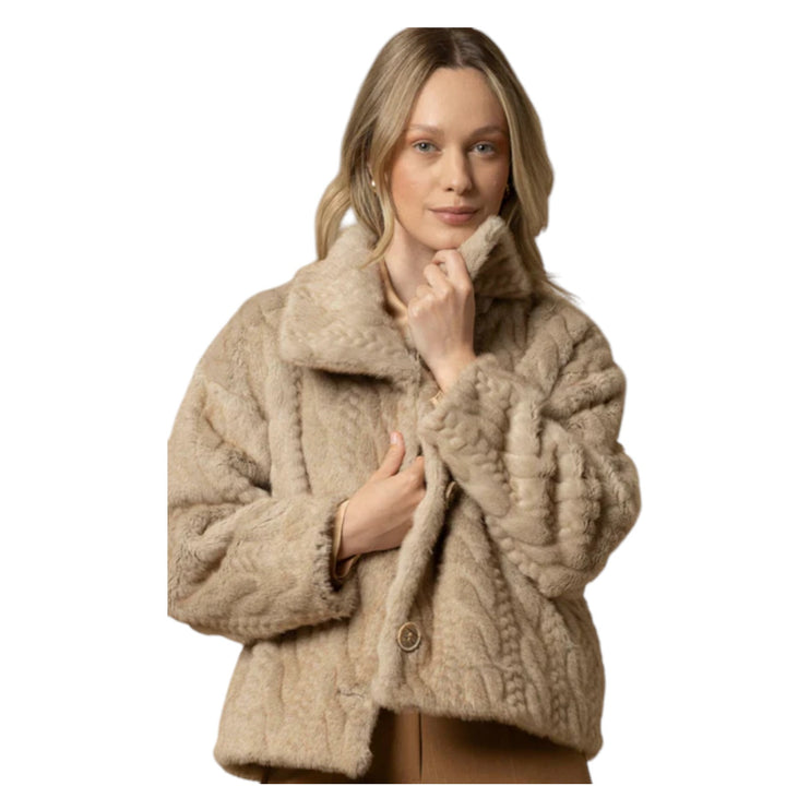 Fausse fourrure Marielies noisette