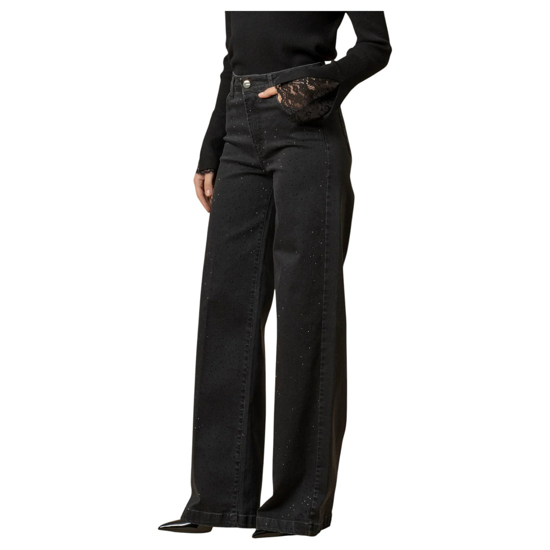 DENIM DONVINA STRASS NOIR