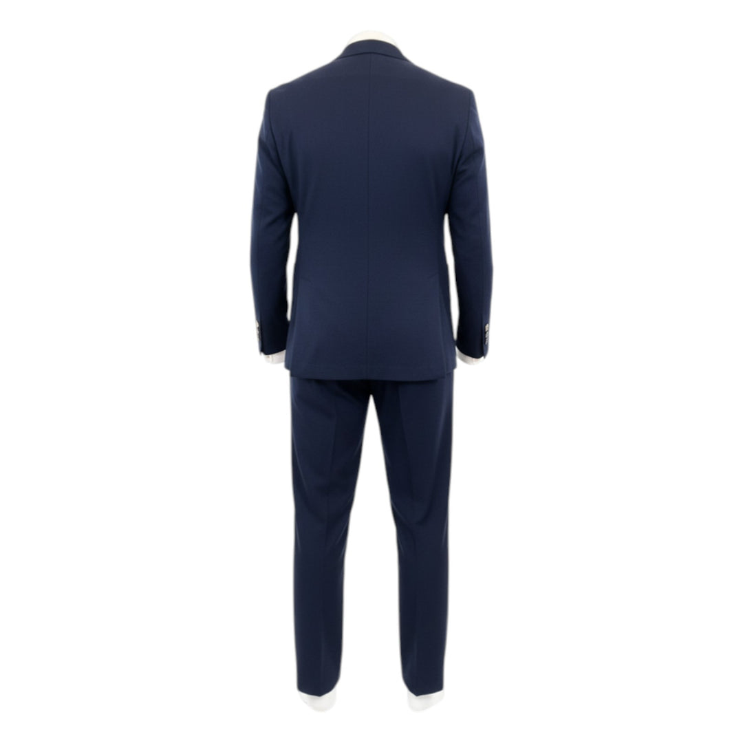 Robe Nid d'abeille Comfort Fit Bleu