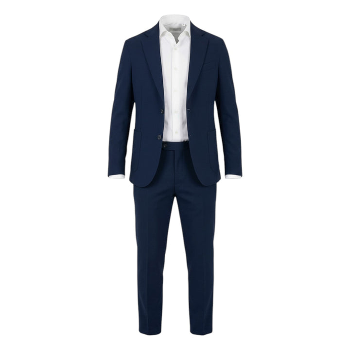 Robe Nid d'abeille Comfort Fit Bleu