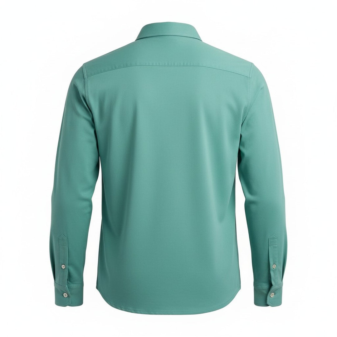 Chemise Manches Longues Hartford Jersey Turquoise