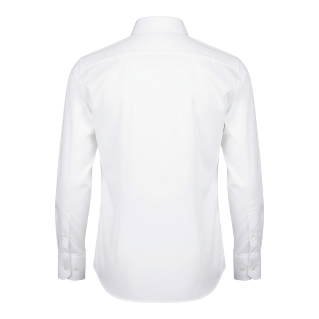 Chemise Manches Longues Slim fit Sans Repassage Blanc