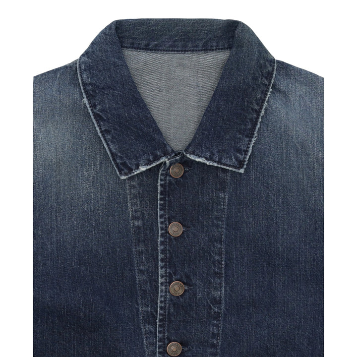 Clays Veste en Denim Bleu