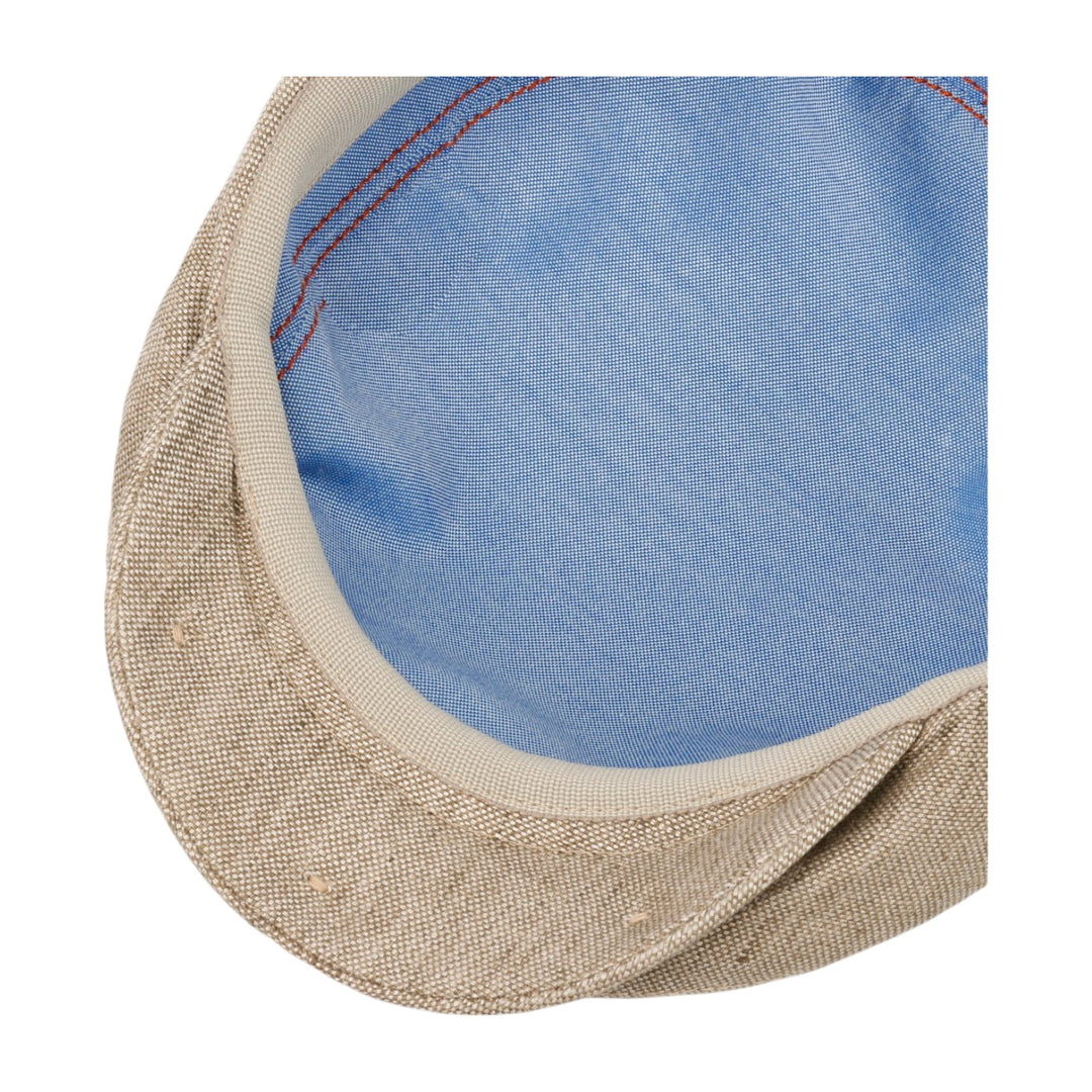 DRIVER CAP LINEN MARRON