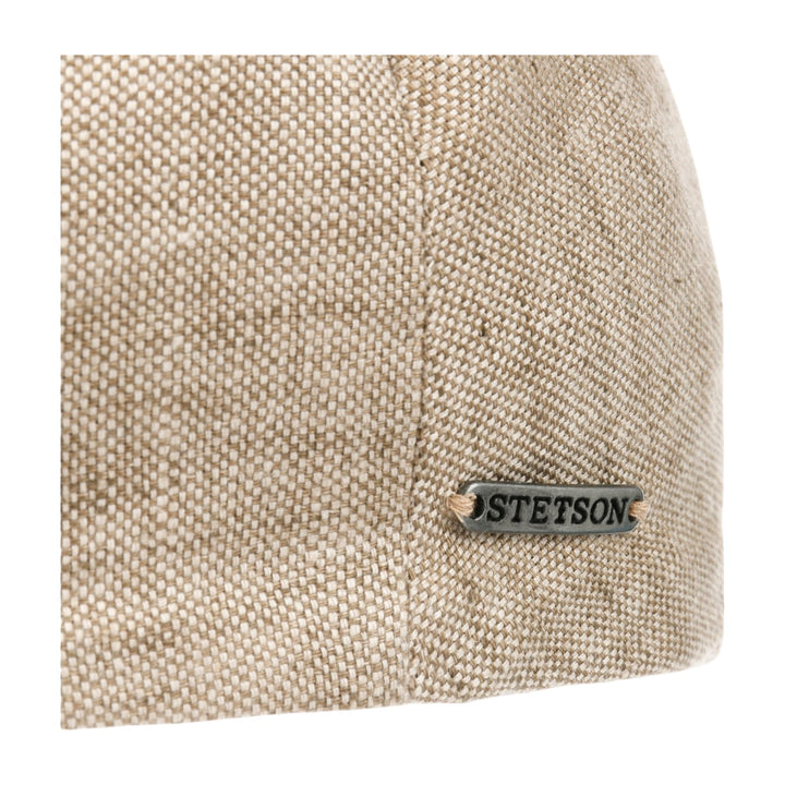 DRIVER CAP LINEN MARRON