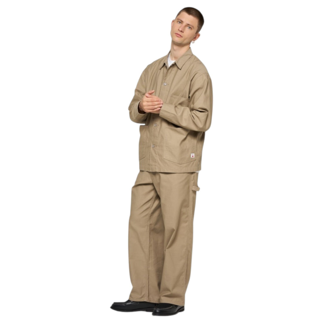 Coverall Japan Military Cloth Back Satin Coton Beige