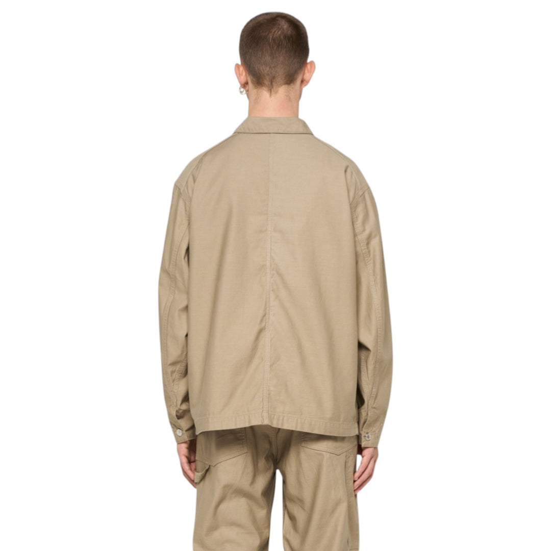 Coverall Japan Military Cloth Back Satin Coton Beige