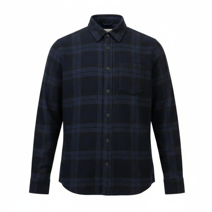 CHEMISE REMBOURRÉE POUR HOMME BLEUE