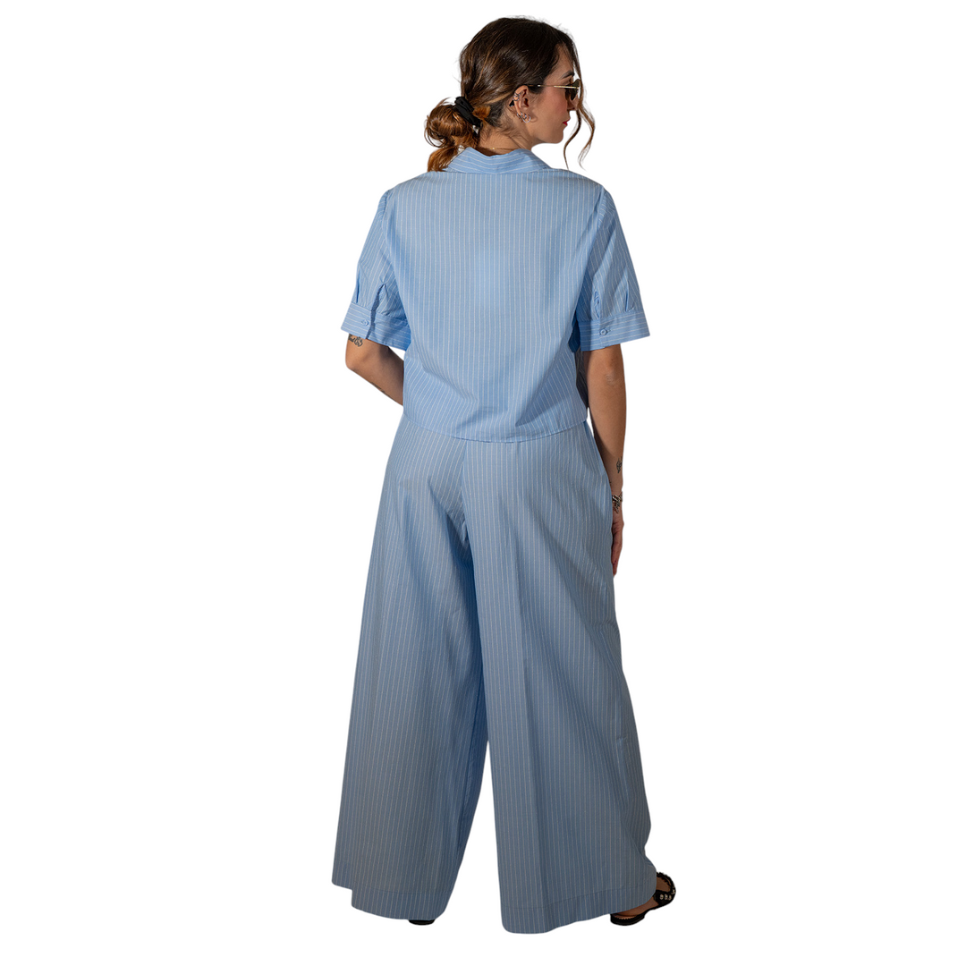 ROBE FLORENTIA BLEU CLAIR