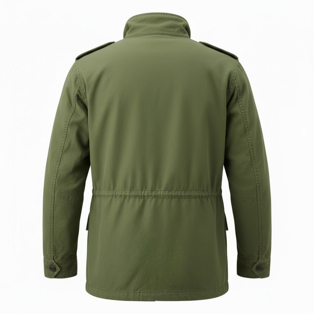 Field Jacket Manches Longues Travis Gabardine Vert