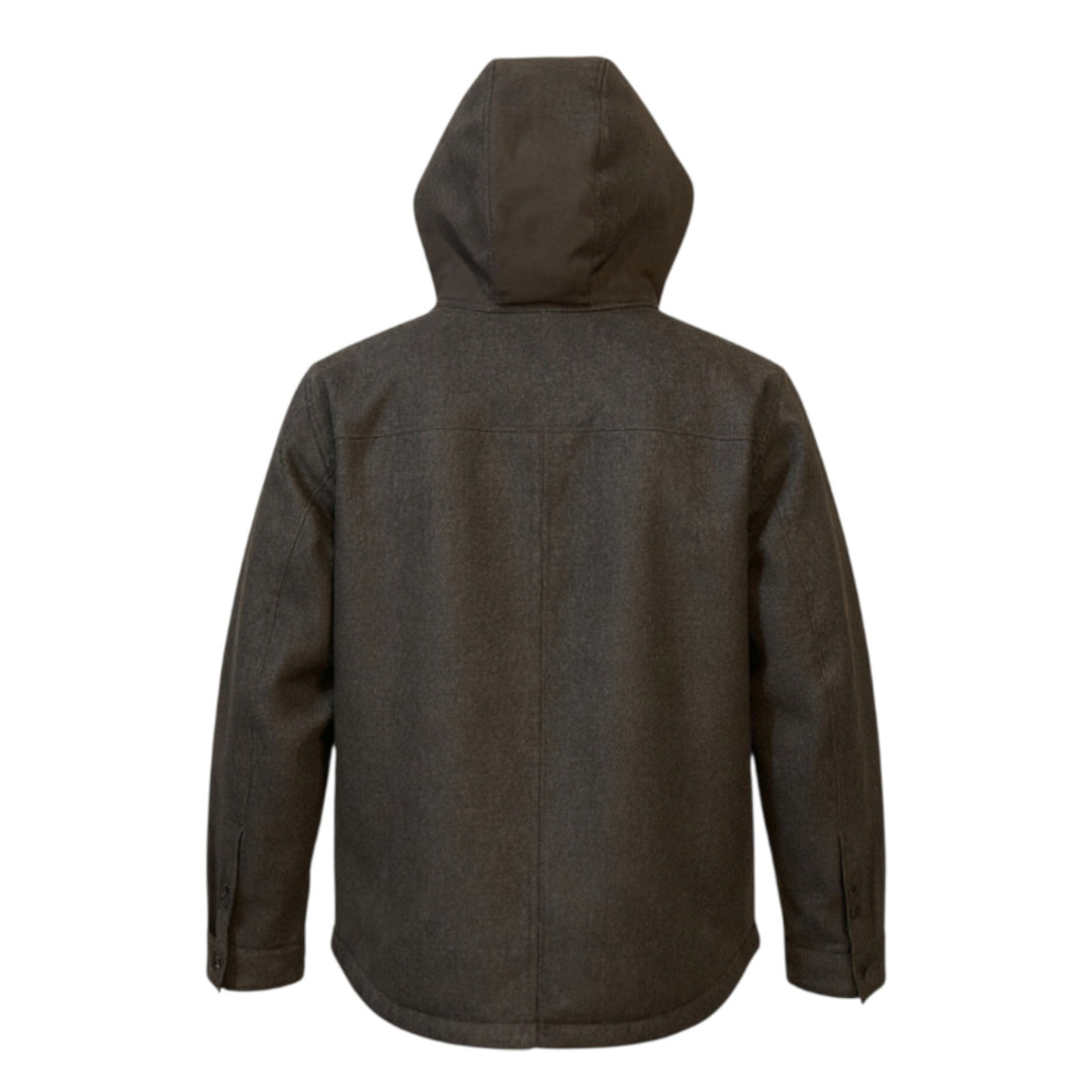 VESTE POUR HOMME AVEC CAPUCHE MARRON