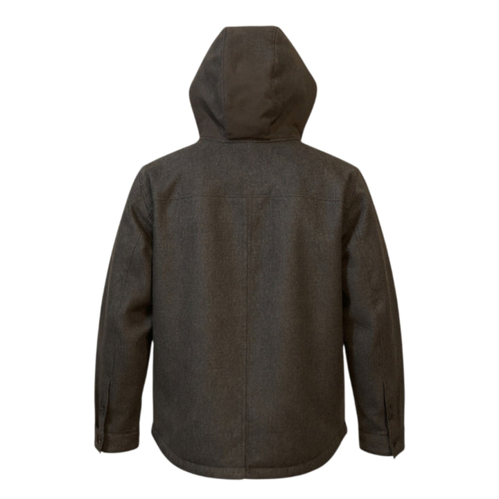 VESTE POUR HOMME AVEC CAPUCHE MARRON