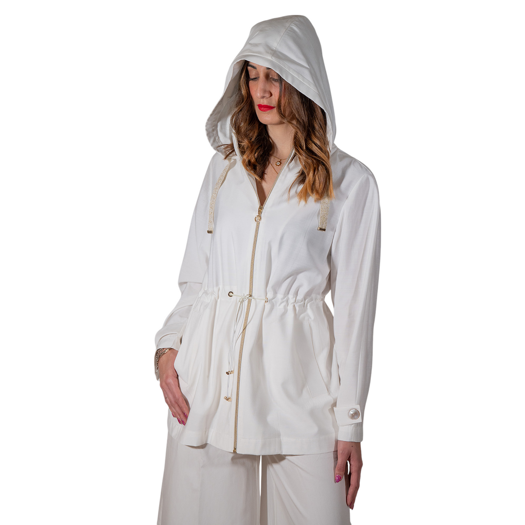 VESTE/BLOUSON GERBERA BLANC