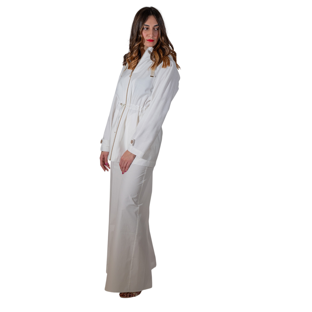 VESTE/BLOUSON GERBERA BLANC