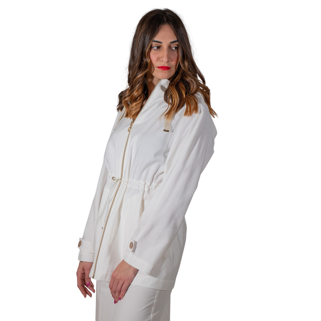 VESTE/BLOUSON GERBERA BLANC