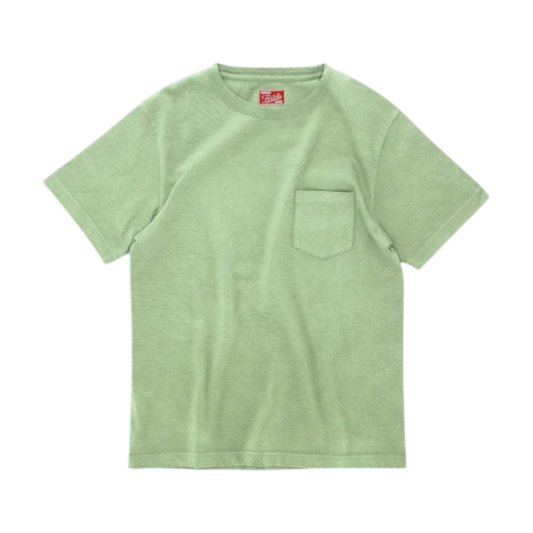 T-shirt Teepocket avec poche en coton Lobster Sage Vert