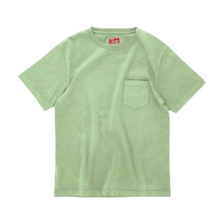 T-shirt Teepocket avec poche en coton Lobster Sage Vert