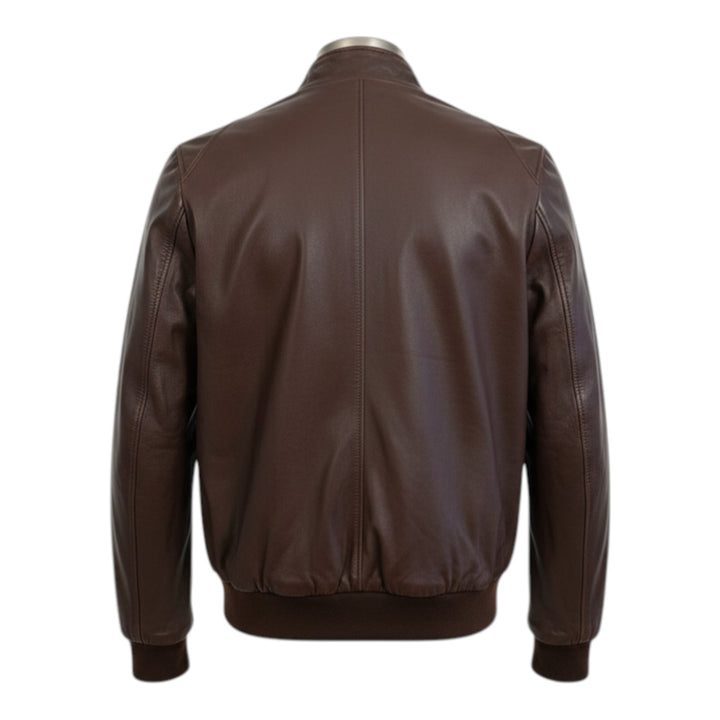 Blouson Modèle Baracuta Cuir Véritable Marron