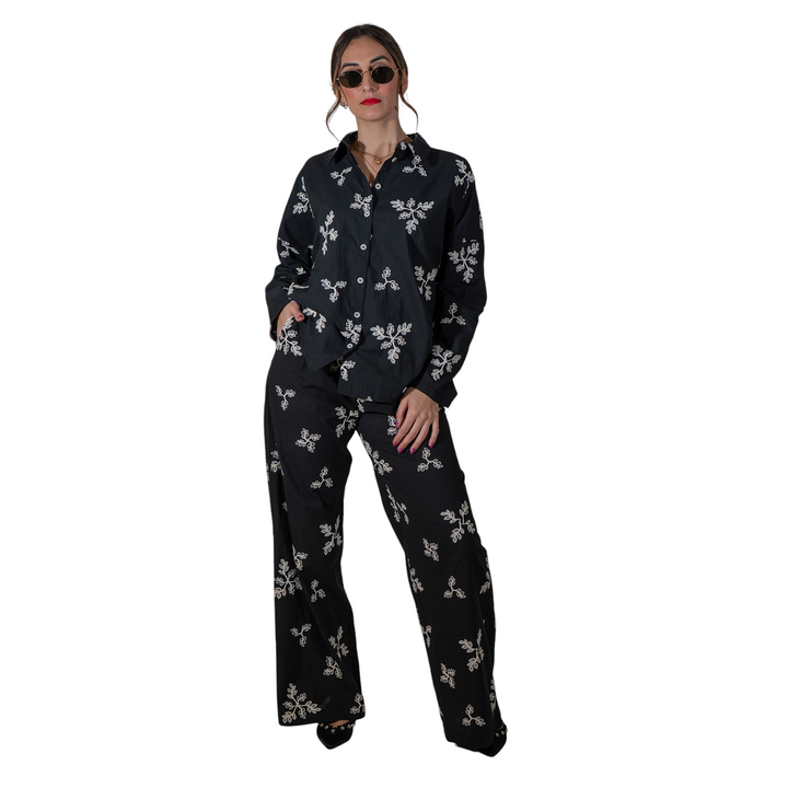 CHEMISE HAJAR FANT. NOIR