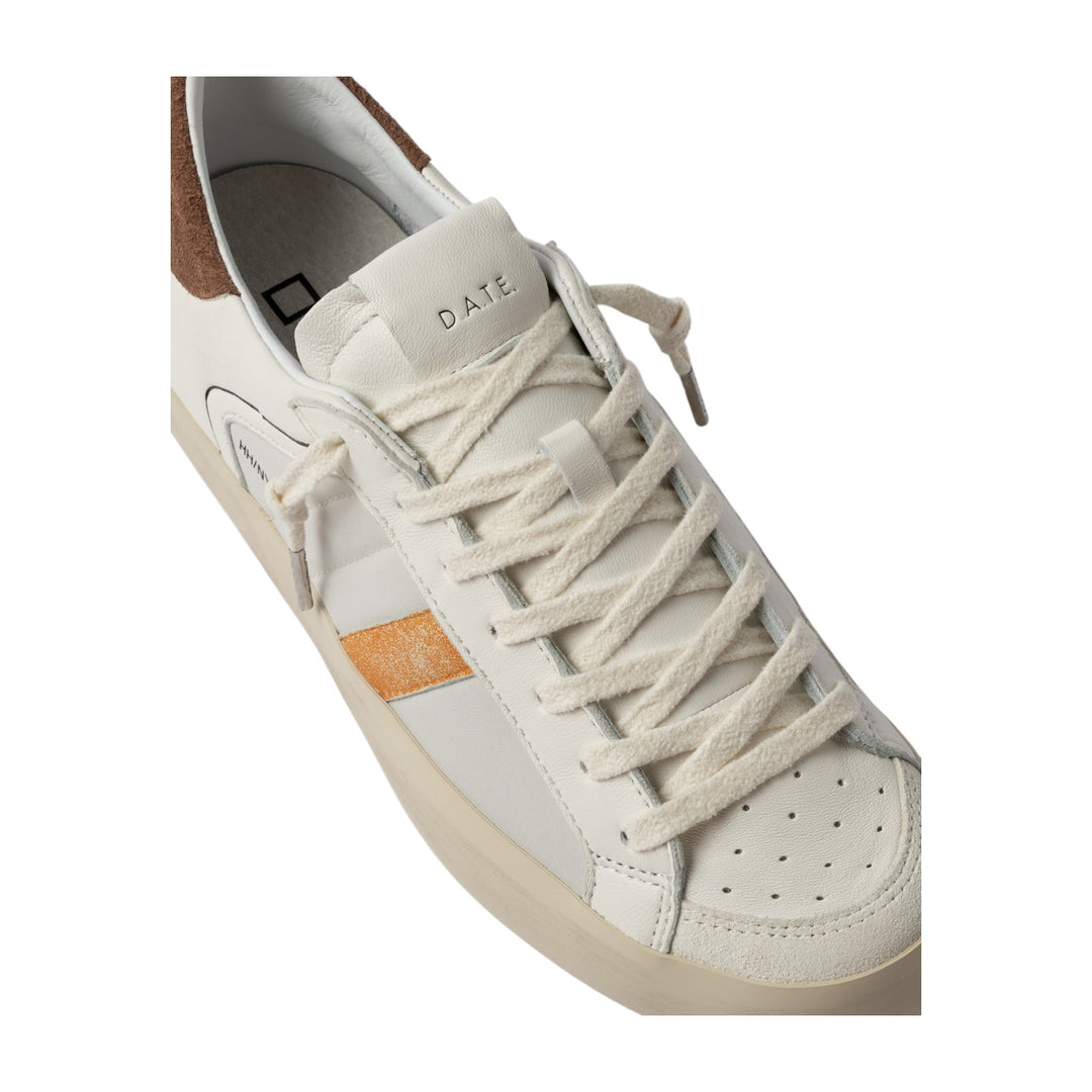 HILL LOW HALF NYLON BLANC-MARRON