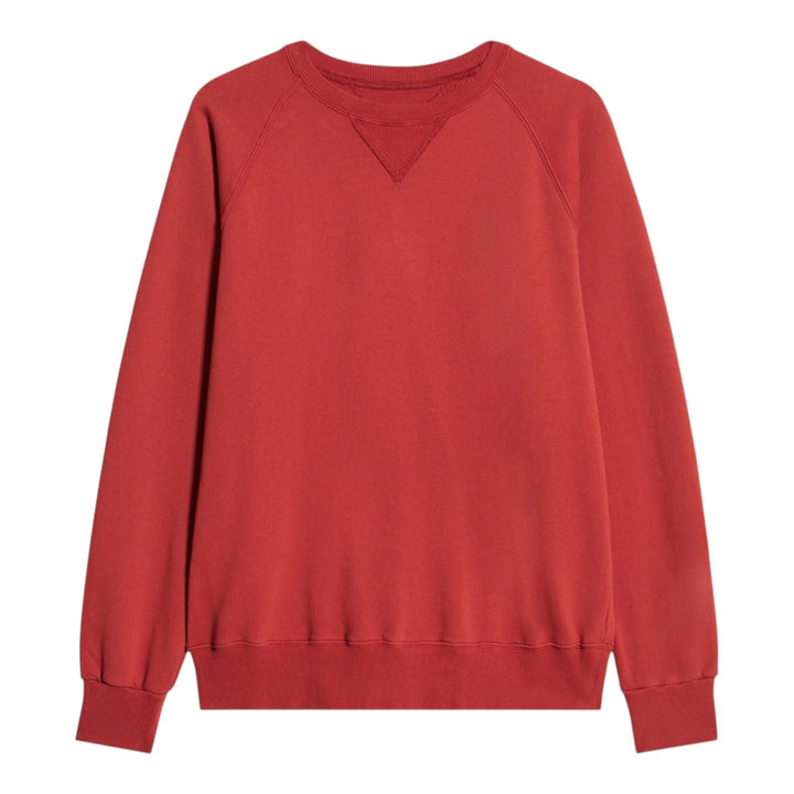 Harvard Sweat-shirt Col Rond en Jersey Brossé avec Coupe Raglan Lobster