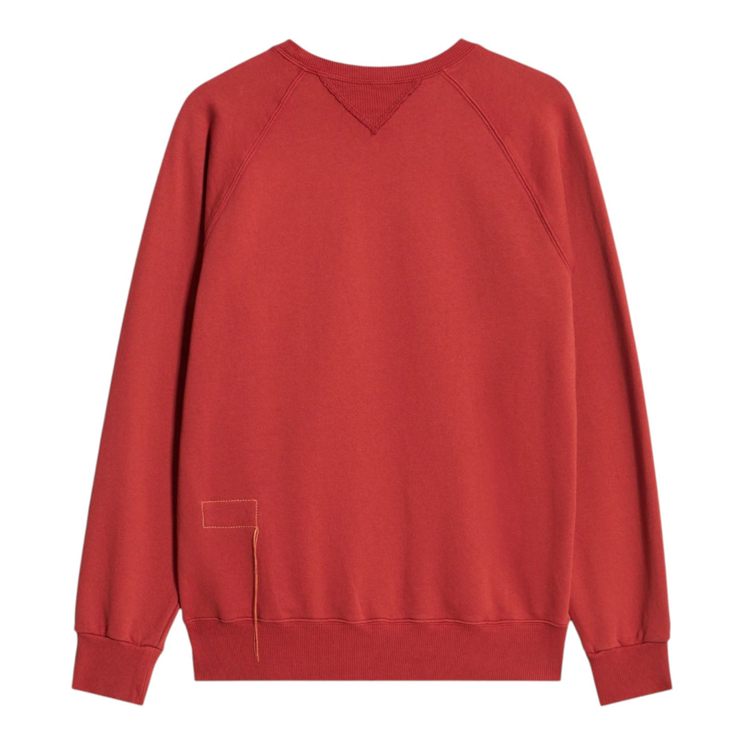 Harvard Sweat-shirt Col Rond en Jersey Brossé avec Coupe Raglan Lobster