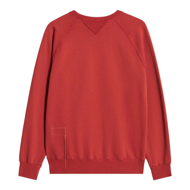 Harvard Sweat-shirt Col Rond en Jersey Brossé avec Coupe Raglan Lobster